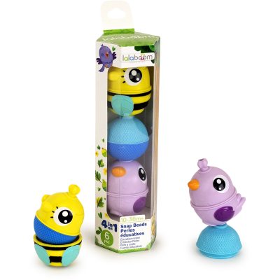 Lalaboom - Set dieren (6 st) Bij en Paarse Vogel