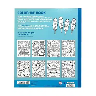 Ooly - Color-in Book - Happy Snacks