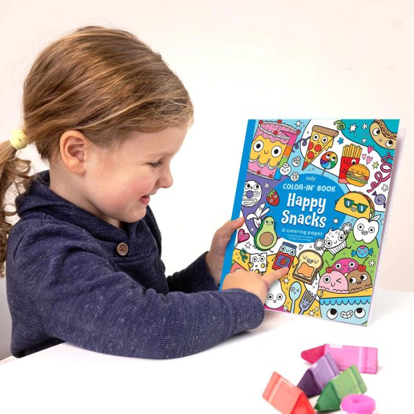Ooly - Color-in Book - Happy Snacks