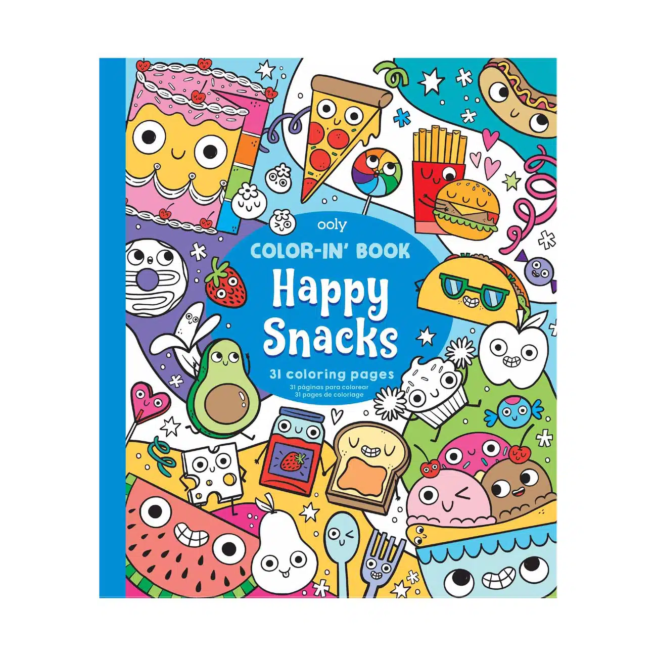 Ooly - Color-in Book - Happy Snacks