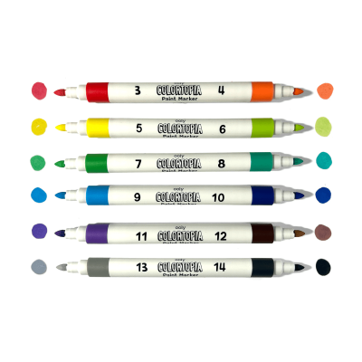 Ooly - Colortopia Paint Marker By Number Kit - Epic Adventures