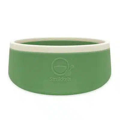 Smikkels - Silicone children's bowl - Green