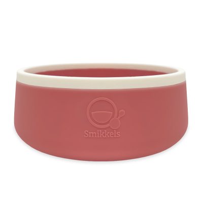 Smikkels - Silicone children's bowl - Pink