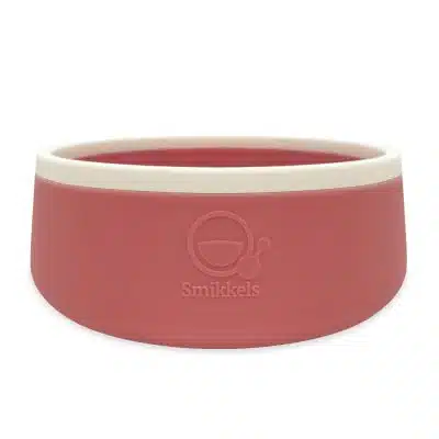 Smikkels - Silicone children's bowl - Pink