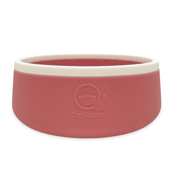 Smikkels - Silicone children's bowl - Pink