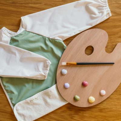 Smikkels - Sleeve bib - L - Green