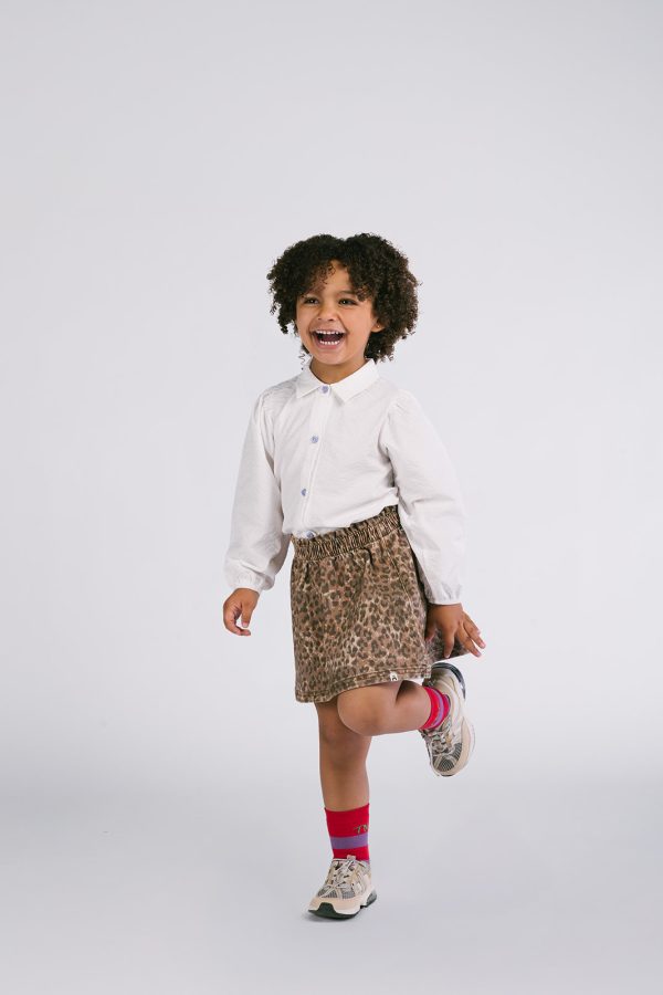 The New Chapter - Denim Leopard Skirt - Riley