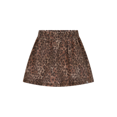 The New Chapter - Denim Leopard Skirt - Riley