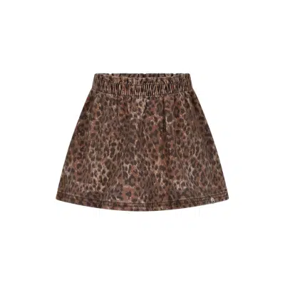 The New Chapter - Denim Leopard Skirt - Riley