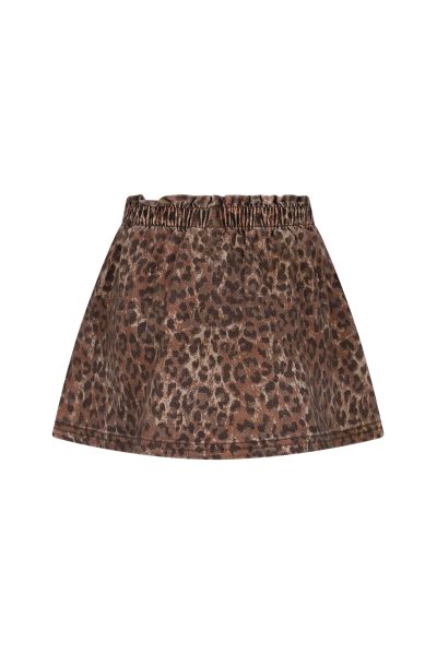 The New Chapter - Denim Leopard Skirt - Riley