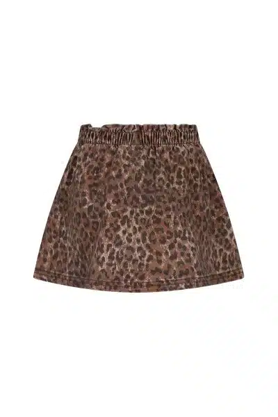 The New Chapter - Denim Leopard Skirt - Riley