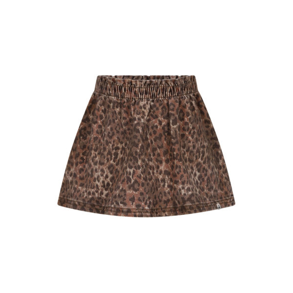 The New Chapter - Denim Leopard Skirt - Riley
