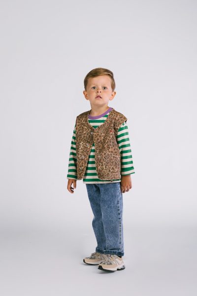 The New Chapter - Denim Leoprd Gilet - Claes