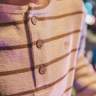 Your Wishes - Stripe Terry - Relaxed Granddad Longsleeve