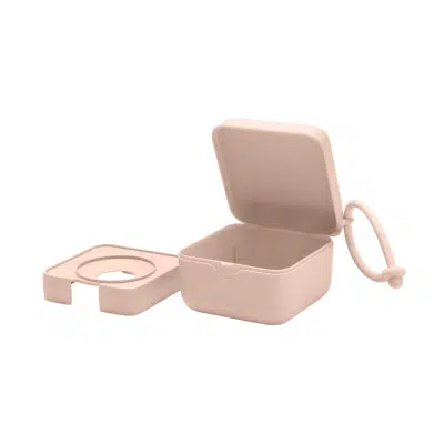 Bibs - Pacifier Box - Blush