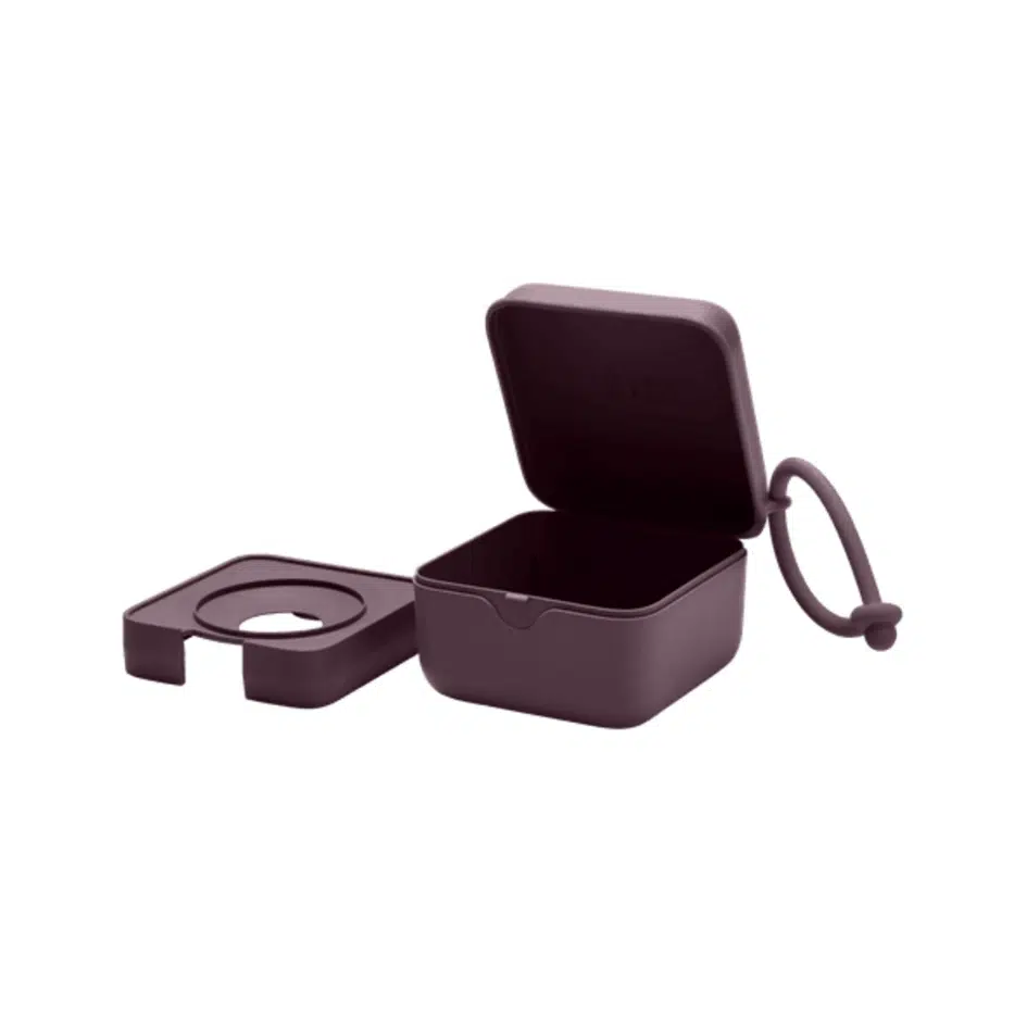 Bibs - Pacifier Box - Plum