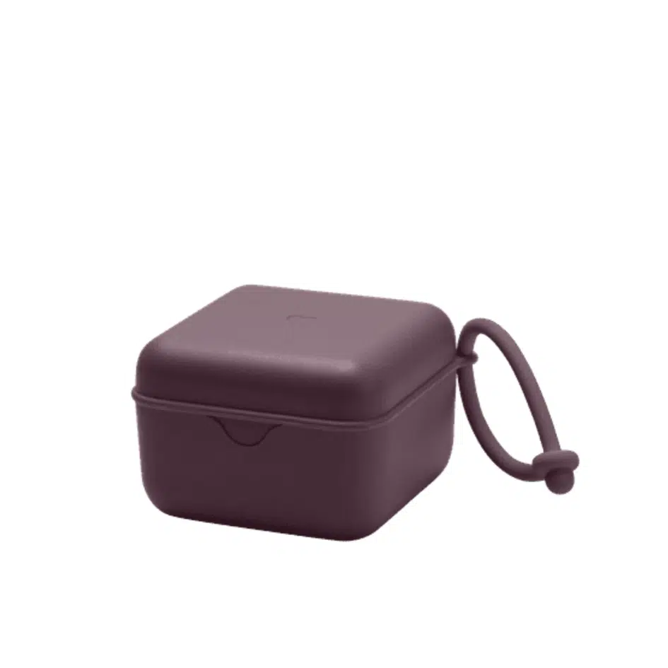 Bibs - Pacifier Box - Plum