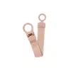 Bibs - Pacifier Clip Loop - Blush