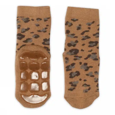 Melton - Leopard Socks - Anti-Slip