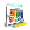 Ooly - Easy Squeezy Squeezable Poster Paint Brushes – Set of 6 Colors