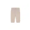 Petit Maison - Jersey Pants with button - Sky - Oatmeal