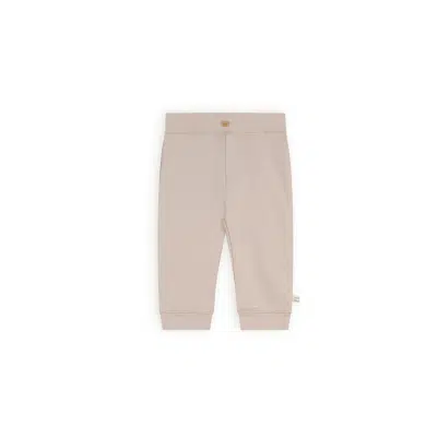 Petit Maison - Jersey Pants with button - Sky - Oatmeal