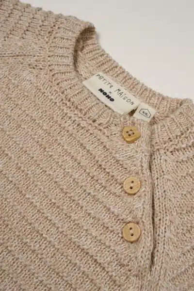 Petit Maison - Knitted Bodysuit - Senne - Oatmeal -