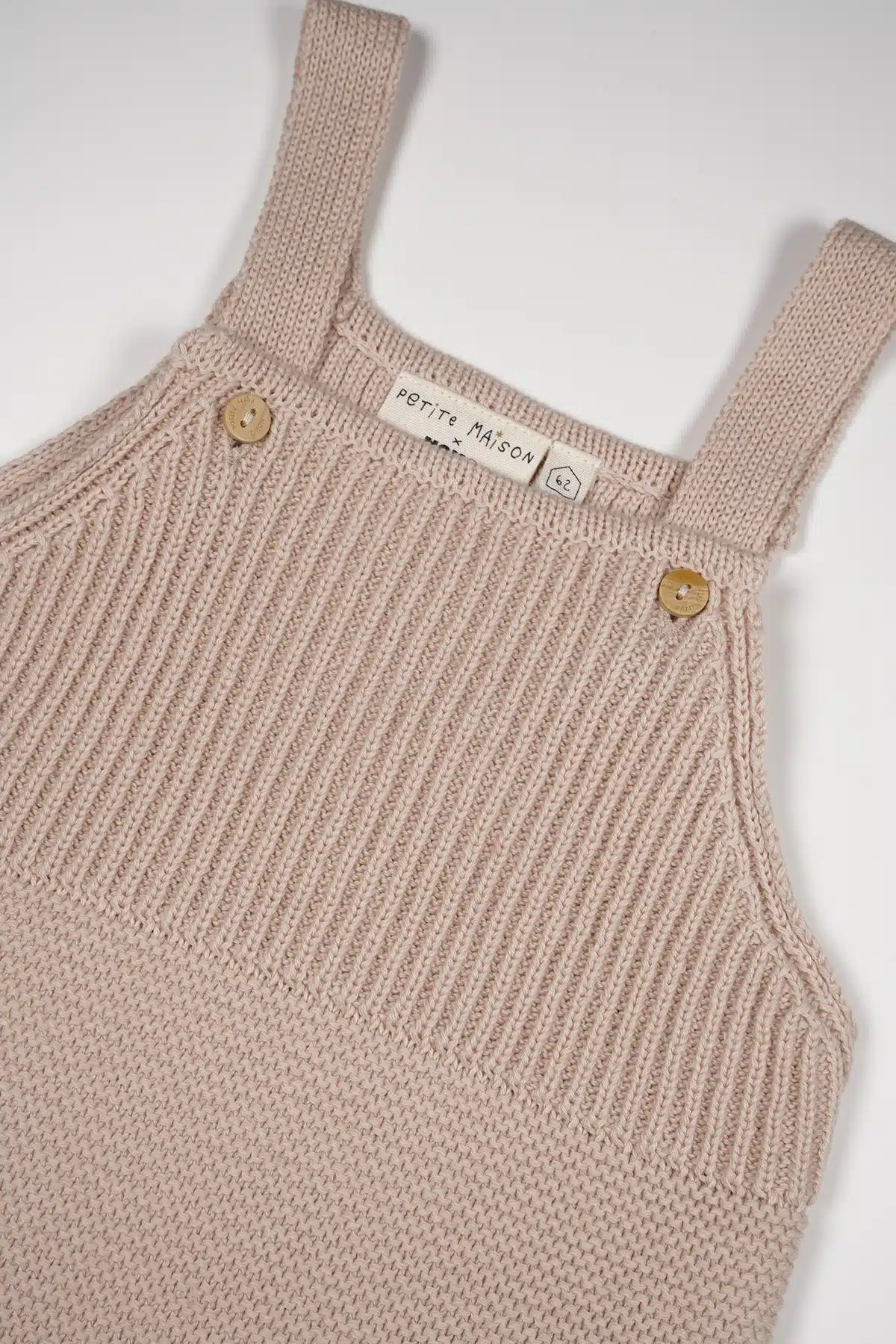 Petit Maison - Knitted Dungaree - Seyo - Oatmeal