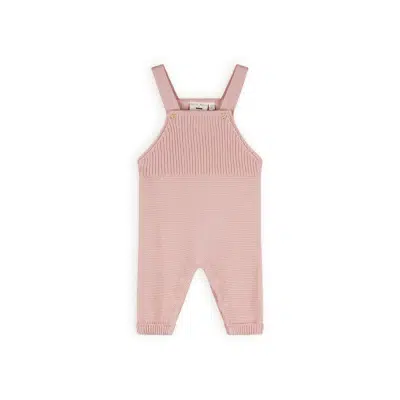 Petit Maison - Knitted Dungaree - Seyo - Pastel Pink