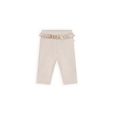 Petit Maison - Pants With Ruffle - Skyler - Oatmeal