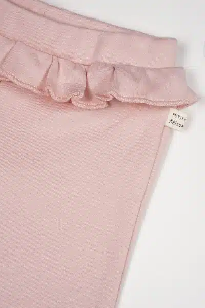Petit Maison - Pants with Ruffle - Skyler - Pastel Pink