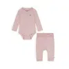 Petit Maison - Set Body Long Sleeve & Jogger Legging - Stormy - Pastel Pink