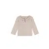 Petit Maison - Tshirt Longsleeve with ruffle - Kaya - Oatmeal