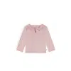 Petit Maison - Tshirt Longsleeve with Ruffle - Kaya - Pastel Pink