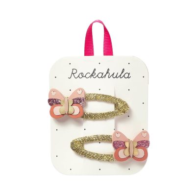 Rockahula Kids - Patchwork Butterfly Clips