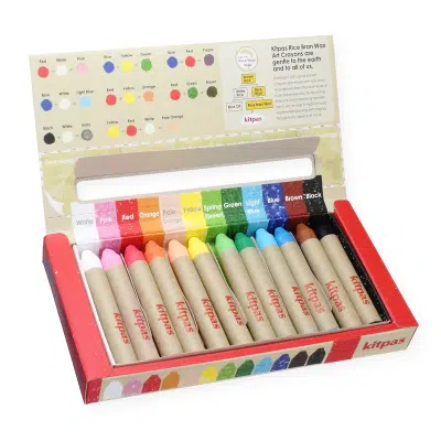 Kitpas - Medium rijstwax - (raam) krijt 12 stuks