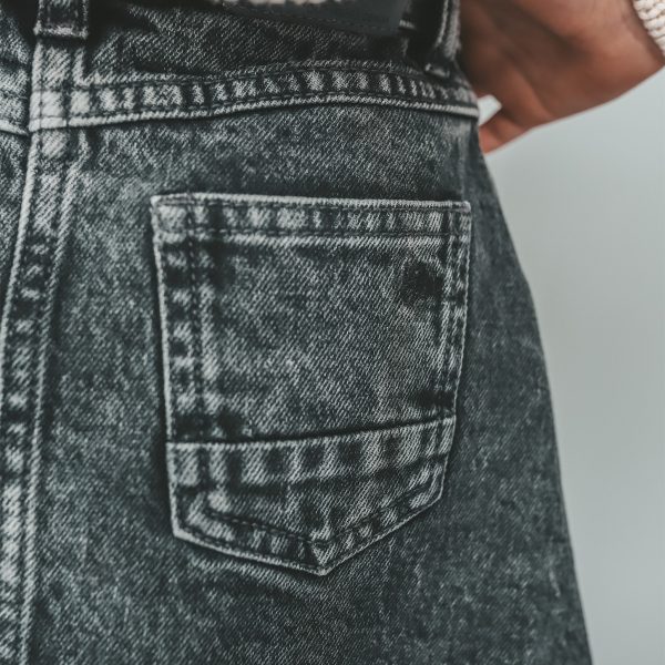 Your Wishes - Stretch Denim - Glitter Skirt