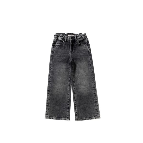 Your Wishes - Stretch Denim - Wide Leg Glitter Jeans