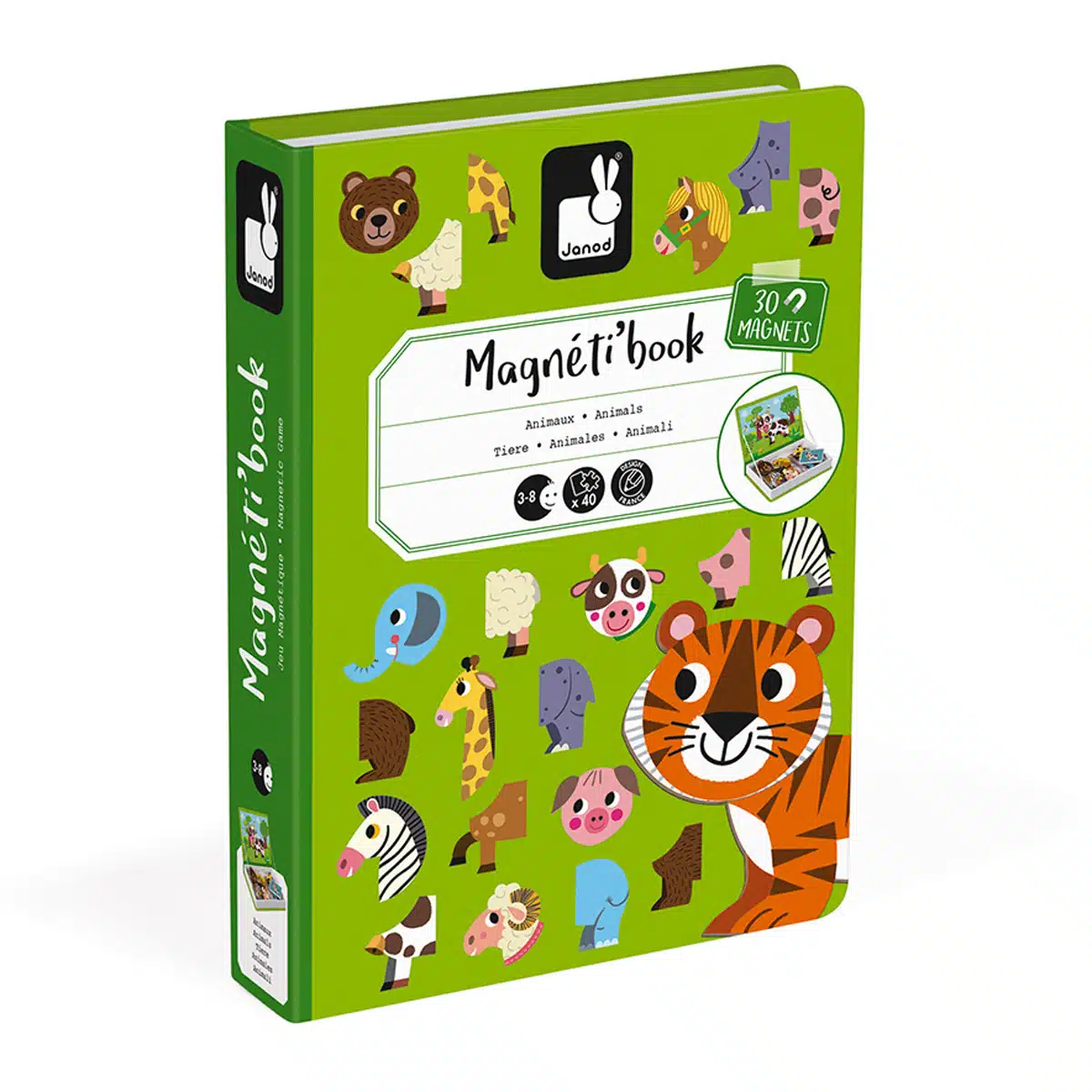 Janod - Magnetibook - Dieren