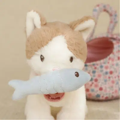 Little Dutch - Knuffelkat Marley in tas GRS