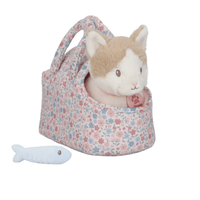 Little Dutch - Knuffelkat Marley in tas GRS