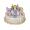 Little Dutch - Verjaardagstaart roze FSC