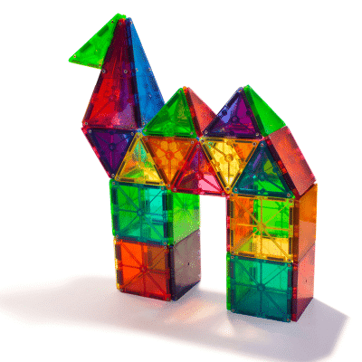 Magna-Tiles - Clear Colors 100 Piece Set