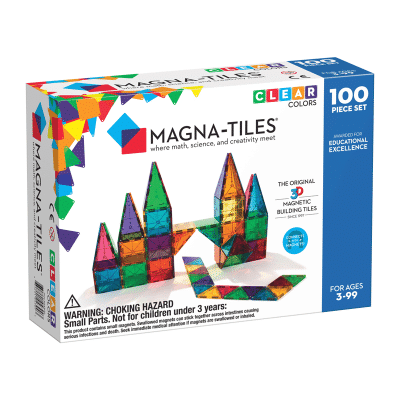 Magna-Tiles - Clear Colors 100 Piece Set