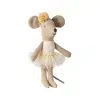 Maileg - Ballerina mouse - Little sister - Off white