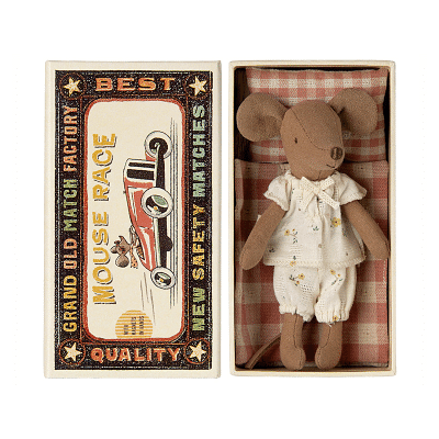 Maileg - Big Sister Mouse in matchbox