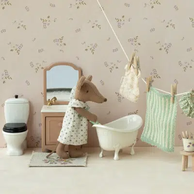 Maileg - Sink dresser - Mouse - Dark Powder