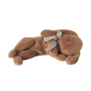Maileg - Sleeping bunny plush - Small - Soft brown