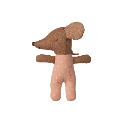 Maileg - Sleepy wakey baby mouse in matchbox - Rose