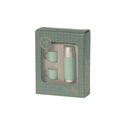 Maileg - Thermos and Cups - Mint